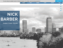 Tablet Screenshot of nickbarber.com